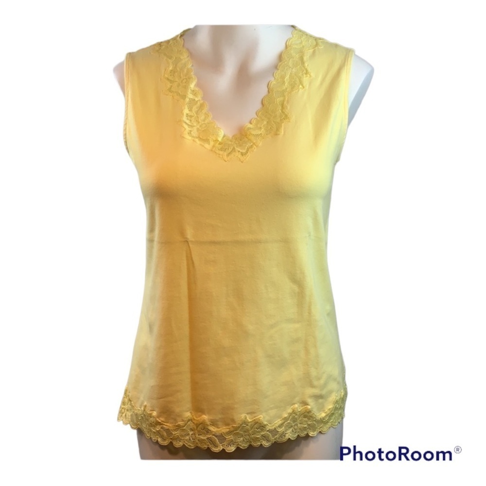 Coldwater Creek V- Neck Tank Top - Small